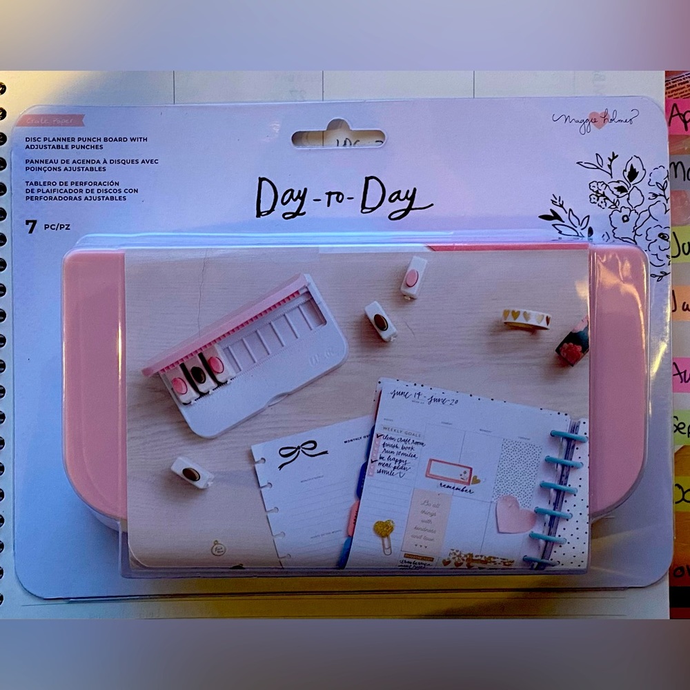Disc Planner Punch Board